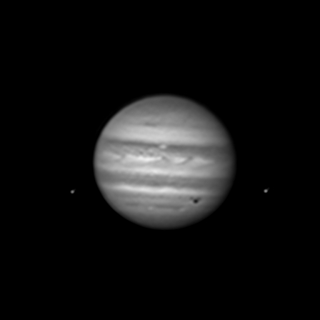 Double eclipse on Jupiter